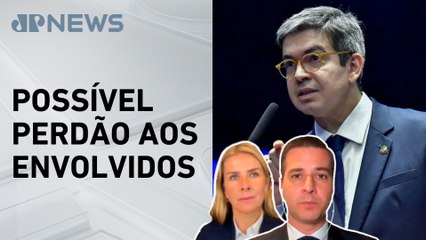 Randolfe admite possibilidade de votar redução de penas do 8 de Janeiro; Deysi e Beraldo comentam