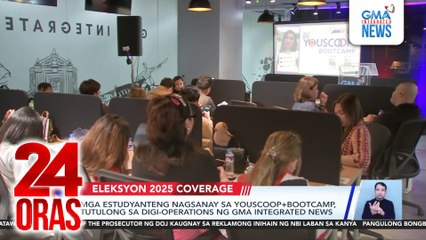 Mga estudyanteng nagsanay sa YouScoop+ Boot Camp, tutulong sa digi-operations ng GMA Integrated News | 24 Oras