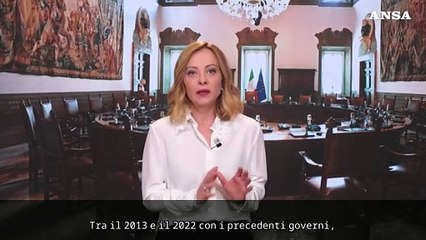 Meloni: "I salari reali crescono"