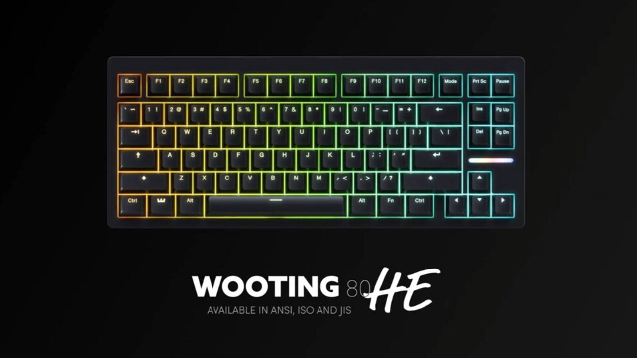 Wooting 80HE: DIe TKL-Tastatur mit Hall-Effect im Trailer