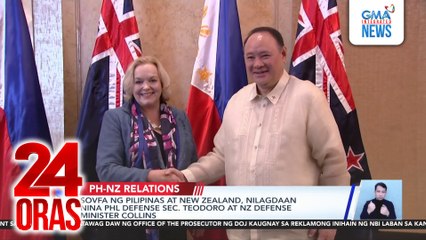 SOVFA ng Pilipinas at New Zealand, nilagdaan nina PHL Defense Sec. Teodoro at NZ Defense Minister Collins | 24 Oras
