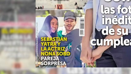 Sebastián Yatra y la actriz Nona Sobo, ¡nueva pareja sorpresa!