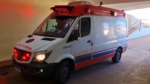 Idosa de 75 anos passa mal e é socorrida pelo Samu no bairro Guarujá, em Cascavel