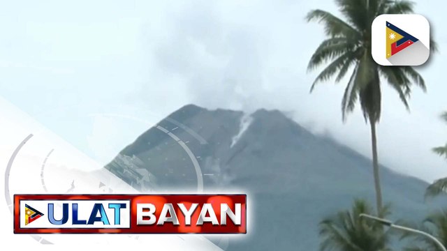 Bulkang Bulusan, nakataas sa alert level; ashfall, naitala sa mga barangay