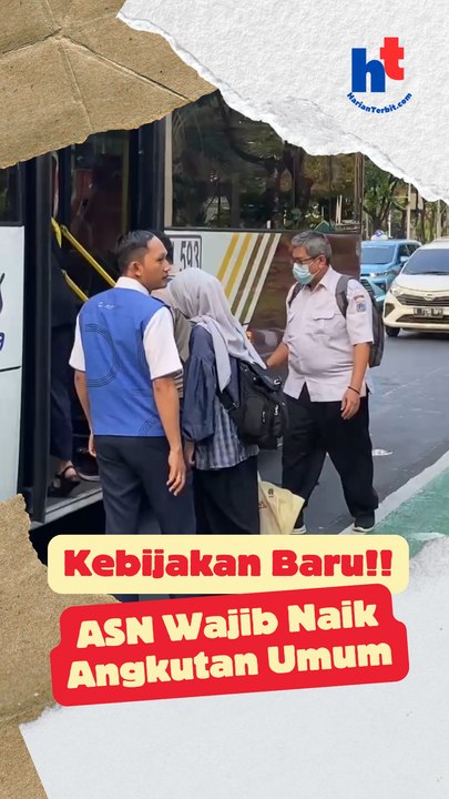 Kebijakan Baru!!  ASN Wajib Naik Angkutan Umum