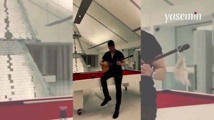 Semicenk dombra eşliğinde sergilediği performansıyla görenlerin takdirini topladı!