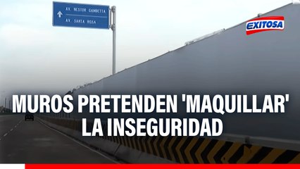 Controversia en Callao: Muros en acceso al nuevo aeropuerto pretenden 'maquillar' la inseguridad, según vecinos
