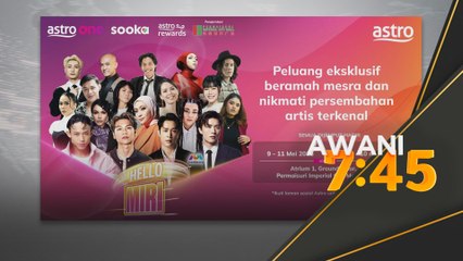 Hello Miri & Konsert Meletop TVS untuk warga Sarawak Mei ini