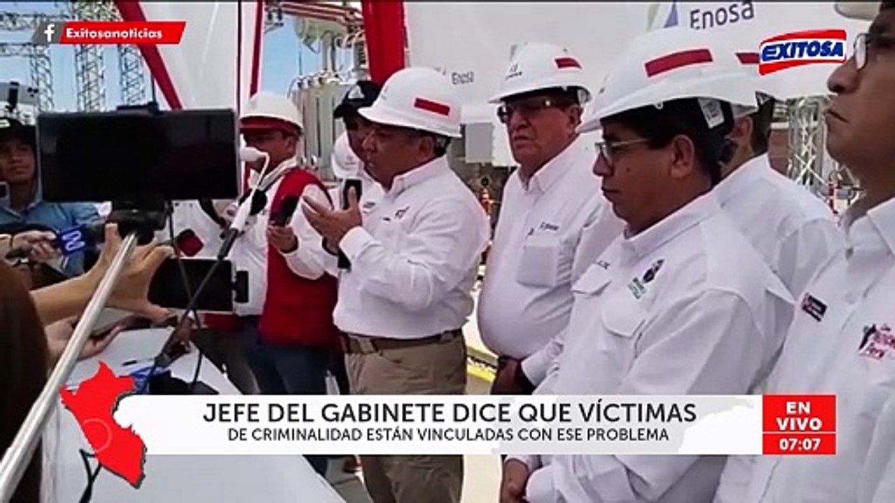 Premier asegura que la mayoría de peruanos víctimas de inseguridad están vinculados a la criminalidad