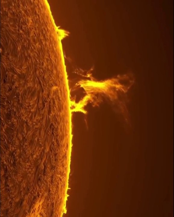 Super hot sun