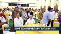 Beri Sambutan saat Silaturahmi Buruh, Seskab Teddy: Pemerintah Selalu Terbuka Terima Saran