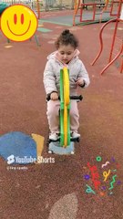 Unstoppable Fun on the Swing! Watch the Laughter Roll In!  #JeuxDenfants