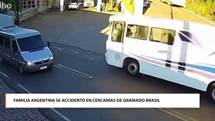 Familia argentina se accidentó en cercanías de Gramado Brasil
