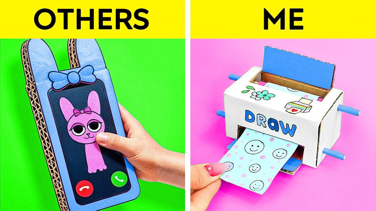 DIY SCHOOL SUPPLIES FROM CARDBOARD ||Smart Parents Use CARDBOARD Like This by 123 GO SCHOOL