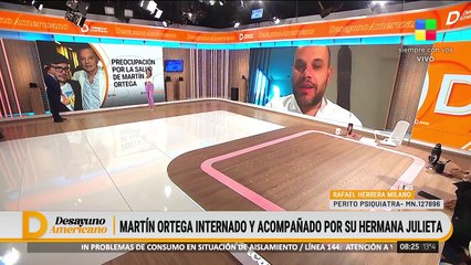 Preocupación por la internación del hijo mayor de Palito Ortega