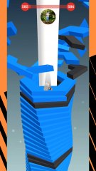 Stack Ball Gaming - Level 585 Mokshith Thirumala Gameplay