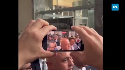 Erdoğan'a İmamoğlu sorusu soruldu; korumaları gazeteciyi itekledi