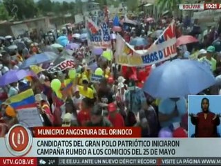 Pueblo de Bolívar se moviliza en respaldo a la candidata del GPP Yulisbeth García