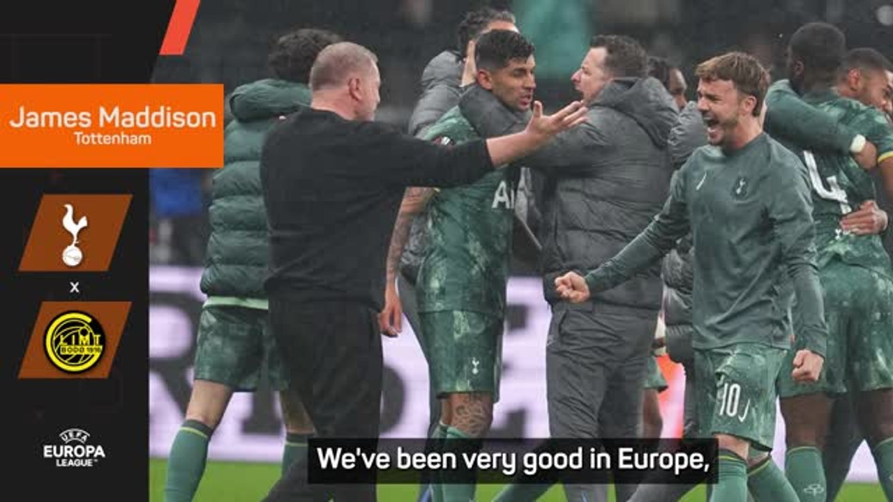 Tottenham '100% behind' Postecoglou, insists Maddison