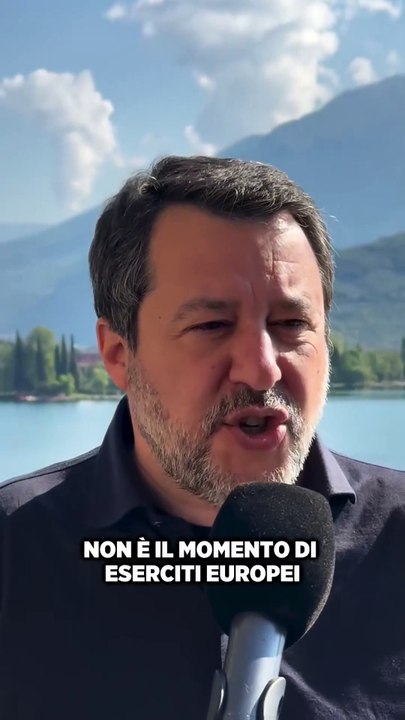 Salvini - Chi vuole nuove armi, chi vuole nuove guerre, non è amico dell’Italia e degli italiani (30.04.25)