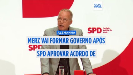 Novo governo na Alemanha: SPD aprova acordo de coligação