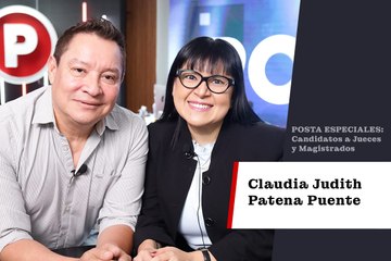 Claudia Patena promete justicia con empatía y rostro humano