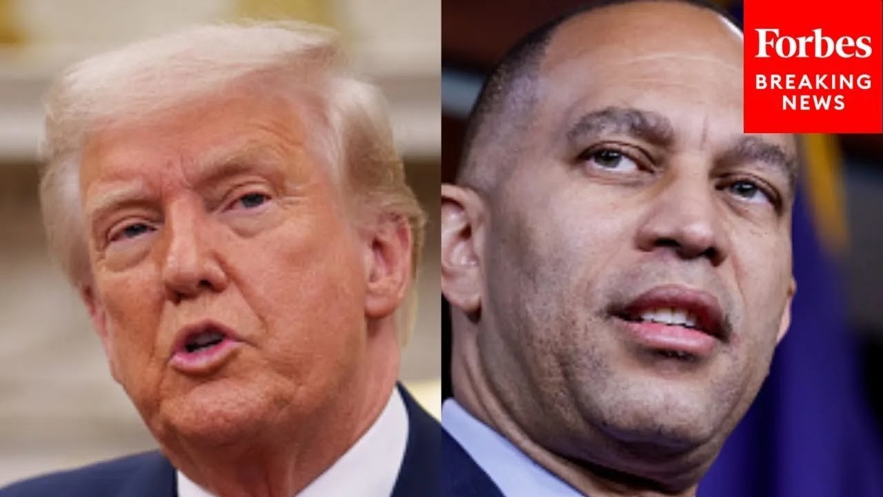 TRUMP'S FIRST 100 DAYS: Hakeem Jeffries Calls Trump's Record A 'Debacle' After GDP Shrinks