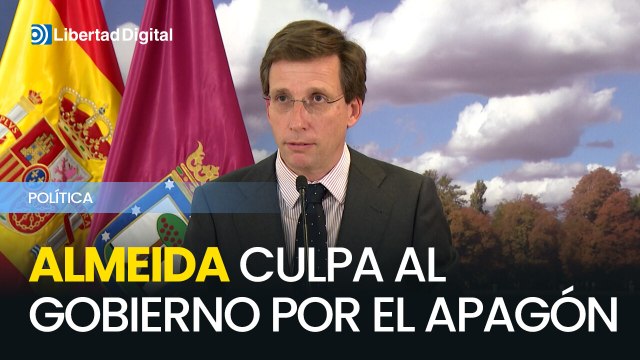 Almeida responsabiliza al Gobierno y sus obsesiones ideológicas del apagón