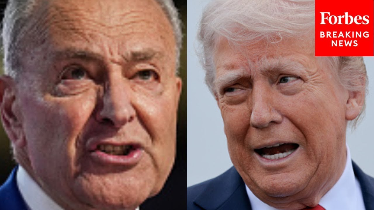 'Total Failure': Chuck Schumer Absolutely Rips Into Trump's Tariffs After US Economy Shrinks 0.3%