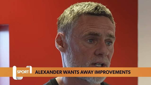Alexander wants away form improvements for Bradford City