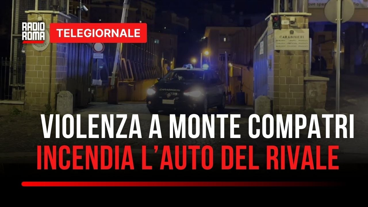 Auto in fiamme, arrestato per tentato omicidio a Monte Compatri