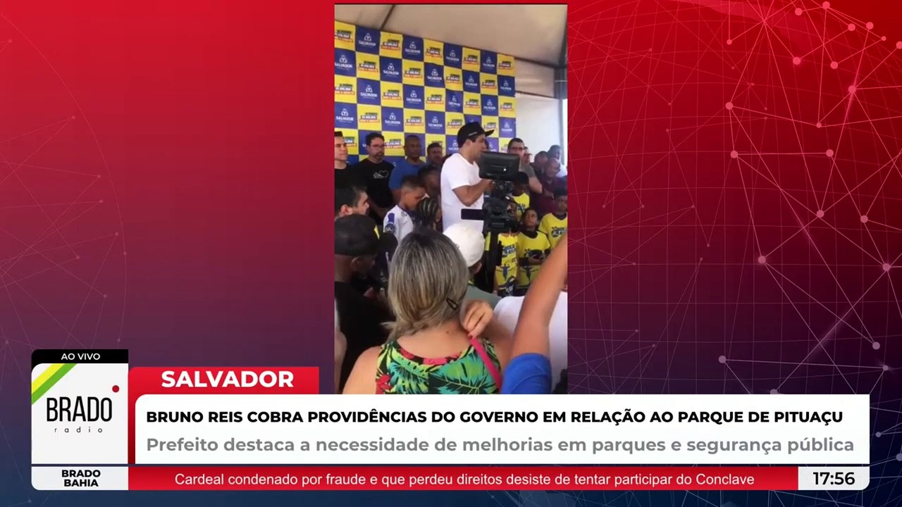 BRUNO REIS VAI PRA CIMA DE JERÔNIMO E DENUNCIA ABANDONO DO PETISTA COM O PARQUE DE PITUAÇU