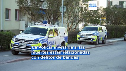 La Policía sueca detiene a un adolescente tras un tiroteo en Uppsala en el que murieron tres personas