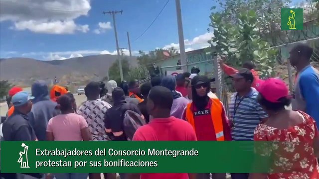 Extrabajadores del Consorcio Montegrande protestan por sus bonificaciones