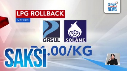 Rollback sa presyo ng LPG, ipatutupad bukas| Saksi