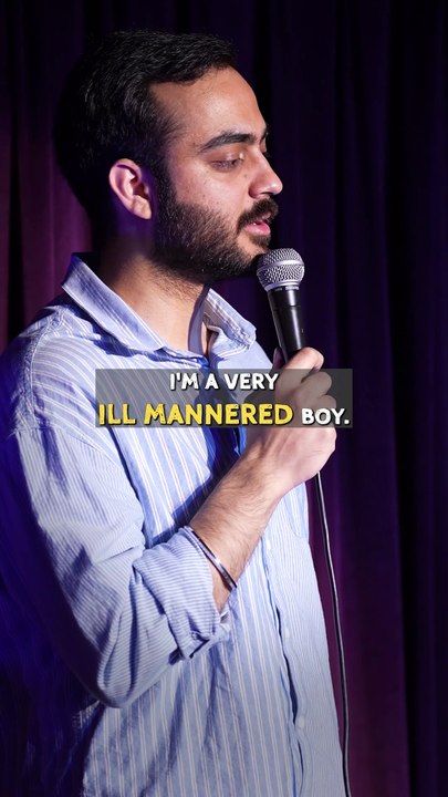 Mannerless Boy doing basic jokes #standupcomedy