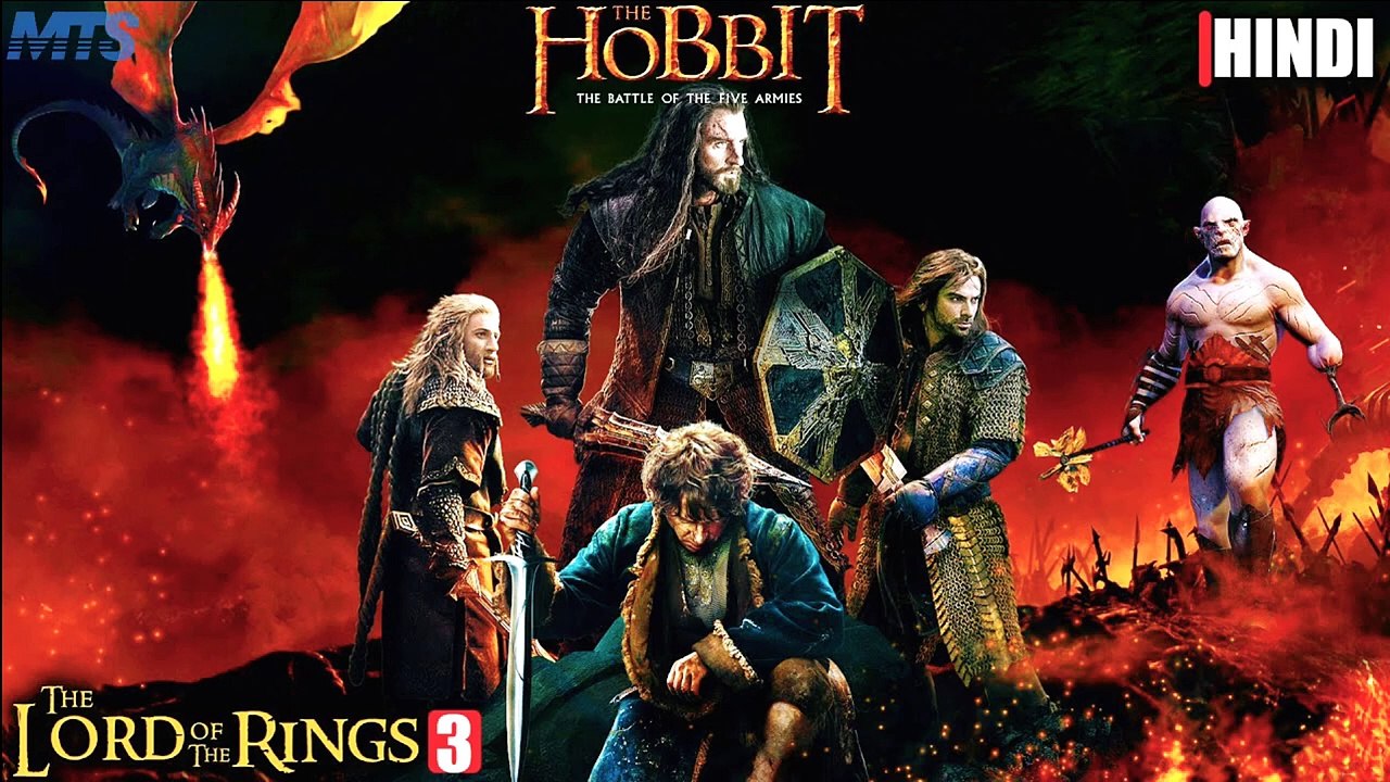 THE HOBBIT 3 - THE BATTLE OF FIVE ARMIES | EXPLANATION IN HINDI/URDU LANGUAGE | MTS STUDIO