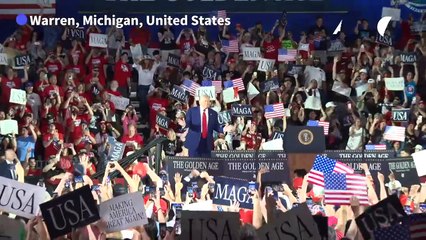'I love what the president is doing': Trump marks 100 days in office with campaign-style rally