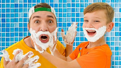 Kids pretend to be Adults - Funny toy stories