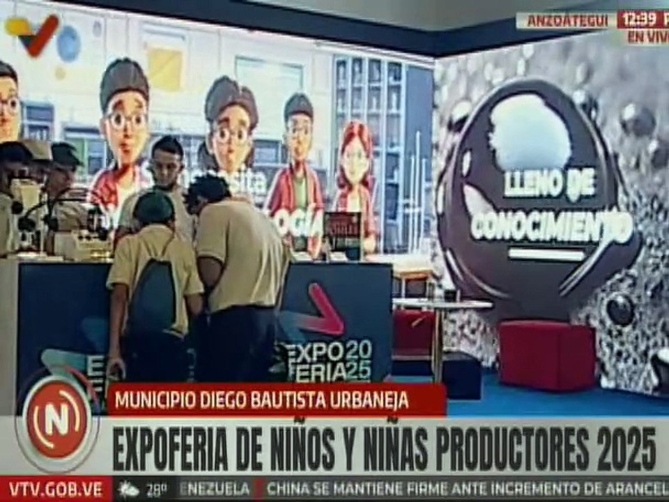Anzoátegui | Inaugurada Expoferia de Niños y Niñas Productores 2025 en la Ciudad de Puerto la Cruz