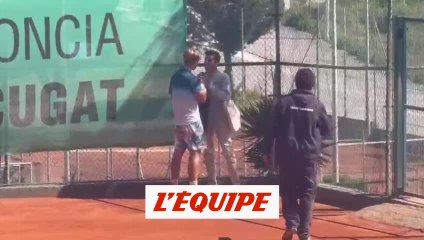 Gulin disqualifié après des mots et des gestes obscènes envers un arbitre - Tennis - Sabadell
