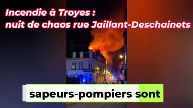 🔥 Incendie en plein centre-ville de Troyes : 40 pompiers mobilisés !