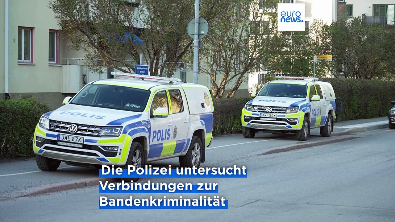 Drei Tote nach Schießerei in Schweden - Verdächtiger festgenommen