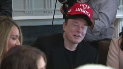 Trump and Musk's Comical Interaction Over Double Hats Steals Cabinet Meeting
