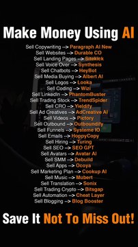 Top 30 AI Tools to Make Money Online in 2025 🚀 | Best AI Side Hustles & Apps