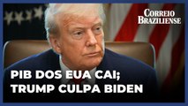 Trump culpa Biden por queda do PIB dos EUA
