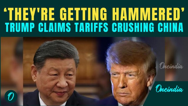 Trump Brags About Tariff Success in China: 'Cargo Ships Turning Back', Says Tariffs Hammering China
