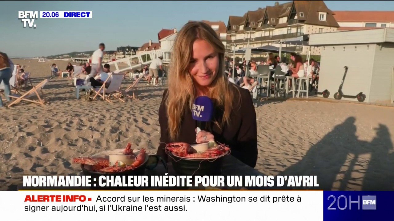 LE REPORTAGE DU 20H - Une chaleur inédite pour un mois d'avril en Normandie