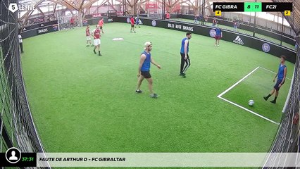 Faute de Arthur D - Fc Gibraltar
