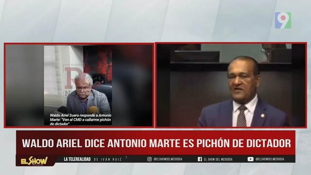 Antonio Marte VS Waldo Ariel Suero | El Show del Mediodía
